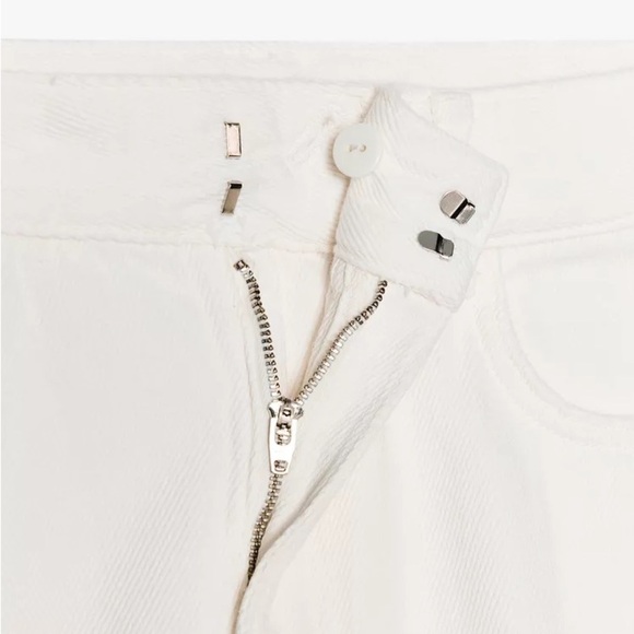 NWT ZARA ZW COLLECTION HIGH WAIST WIDE LEG JEANS - Picture 7 of 8